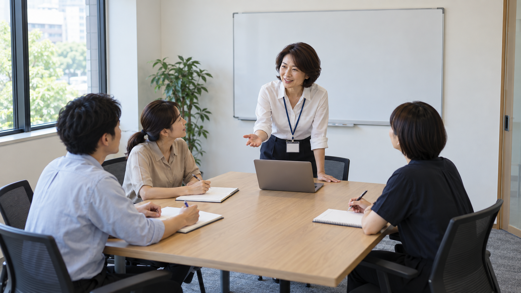 会議の効率化とは?報告・相談・決定を分ける進め方を相談・確認するイメージ
